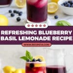 Blueberry Basil Lemonade Recipe