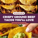 Crispy Ground Beef Tacos Recipe
