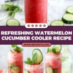 Watermelon + Cucumber Cooler Recipe