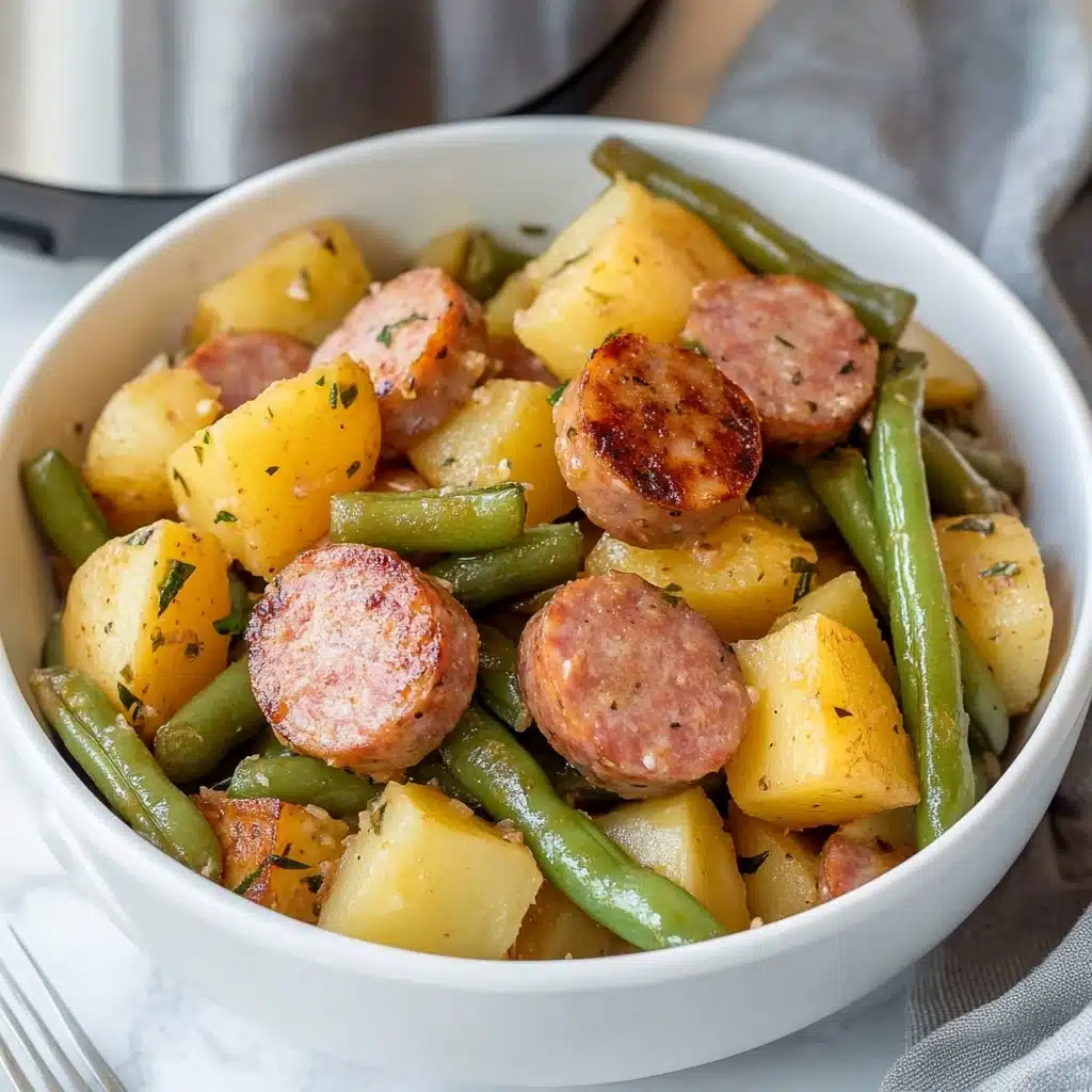 Instant Pot Smoked Sausage and Potatoes with Green Beans Recipe - Recipe Image
