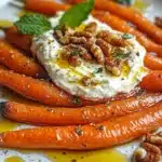 Roasted Carrots with Whipped Ricotta and Hot Honey Recipe