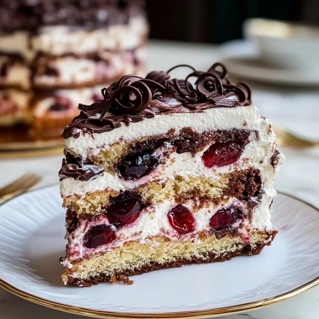 Honeycomb Cherry Cake Recipe - Recipe Image