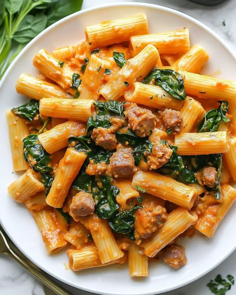 Creamy Sausage Rigatoni (One-Pan, 30-Minute Meal) Recipe