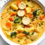 One Pot Creamy Vegetable Soup Recipe