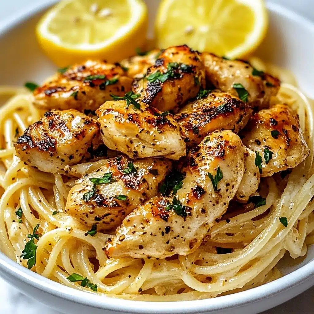 Creamy Chicken Linguine Recipe - Recipe Image