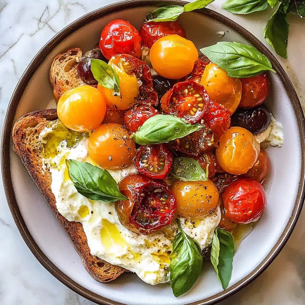 Marinated Cherry Tomatoes with Burrata Recipe - Recipe Image