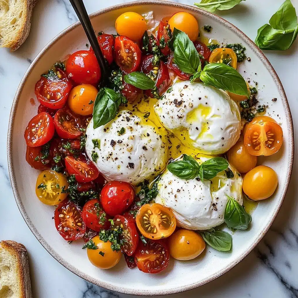 Marinated Cherry Tomatoes with Burrata Recipe - Recipe Image