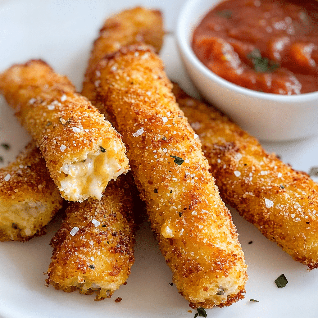 Air Fryer Mozzarella Sticks Recipe - Recipe Image