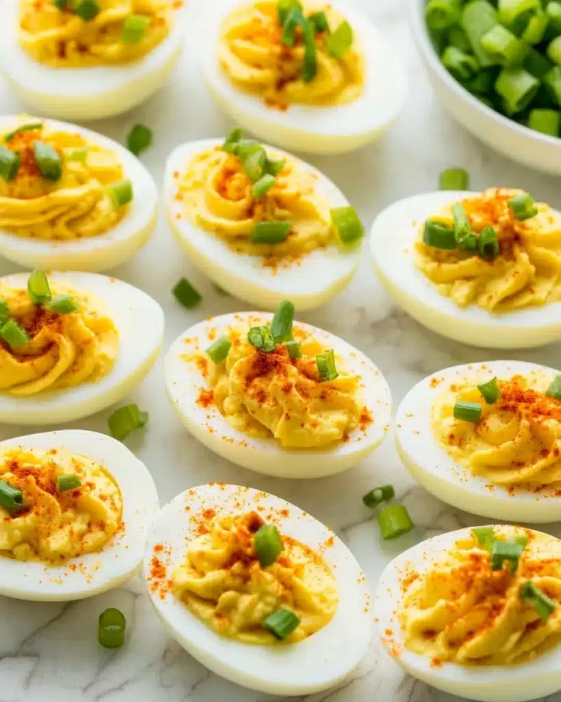 Spicy Deviled Eggs Recipe