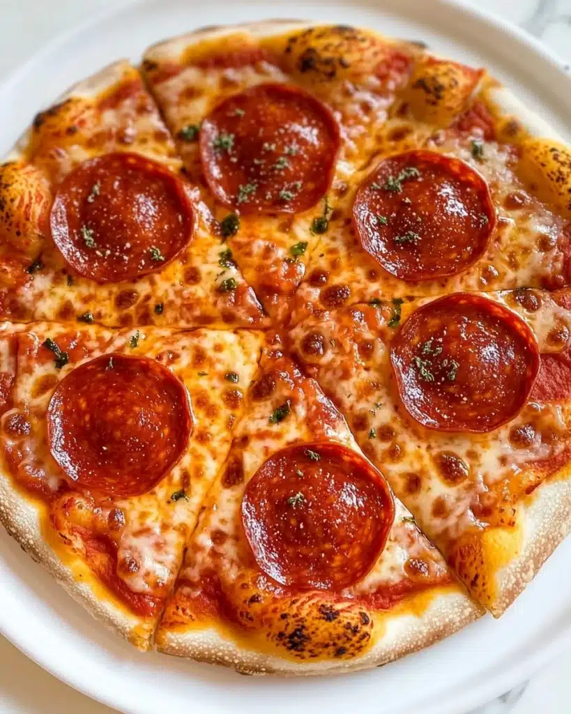 Easy 5 Minute Air Fryer Tortilla Pizza Recipe