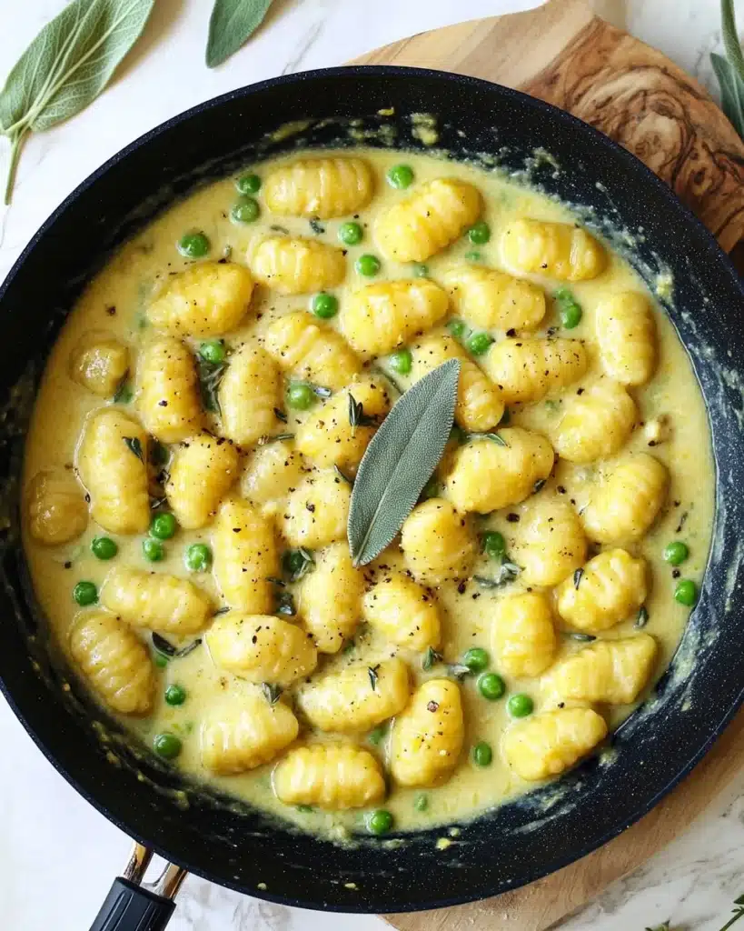 Sage Gnocchi with Cream Sauce Recipe