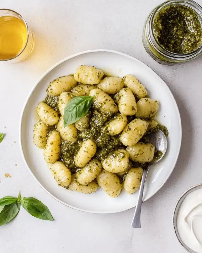 Creamy Pesto Gnocchi for Two Recipe