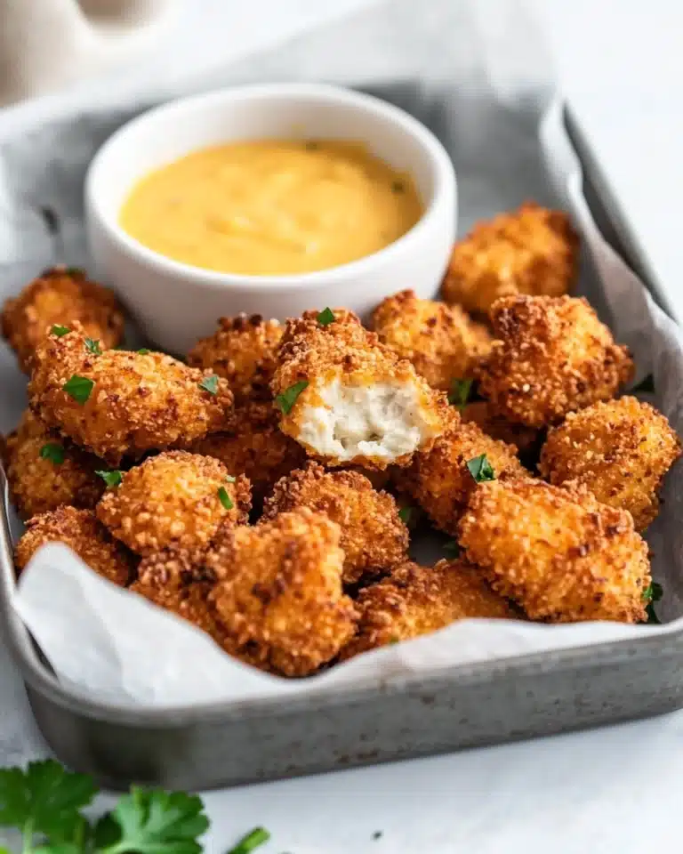 The BEST Crispy Baked Chicken Nuggets Recipe