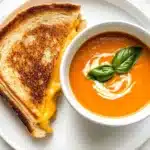 Easy Tomato Soup with Grilled Cheese Recipe