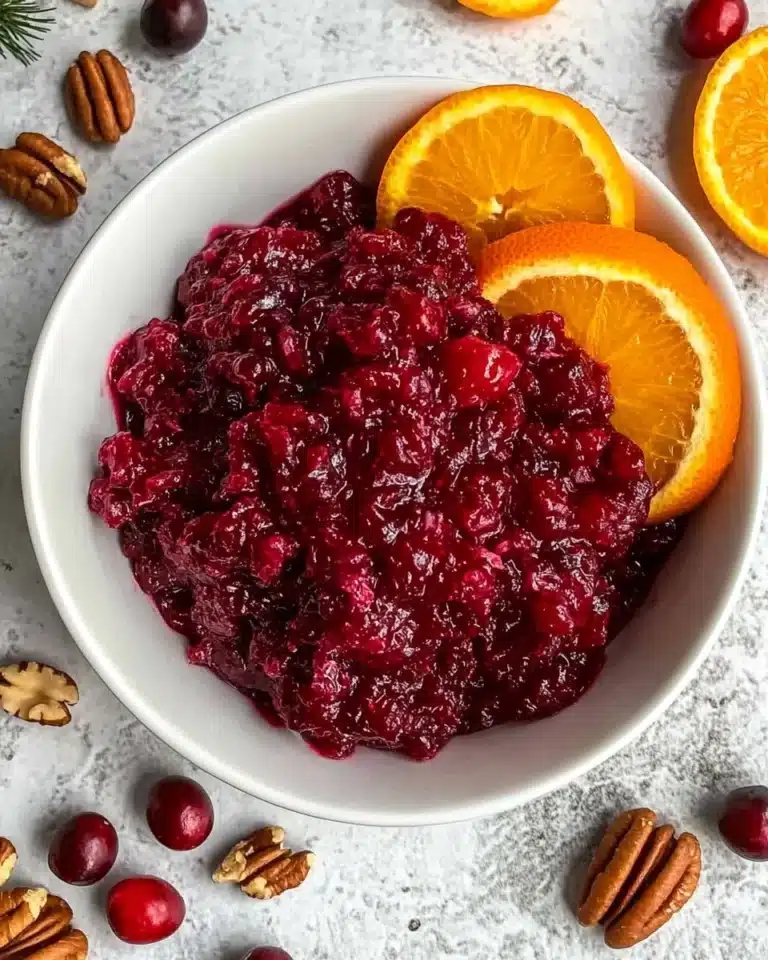 Cherry Cranberry Relish with Jello Recipe