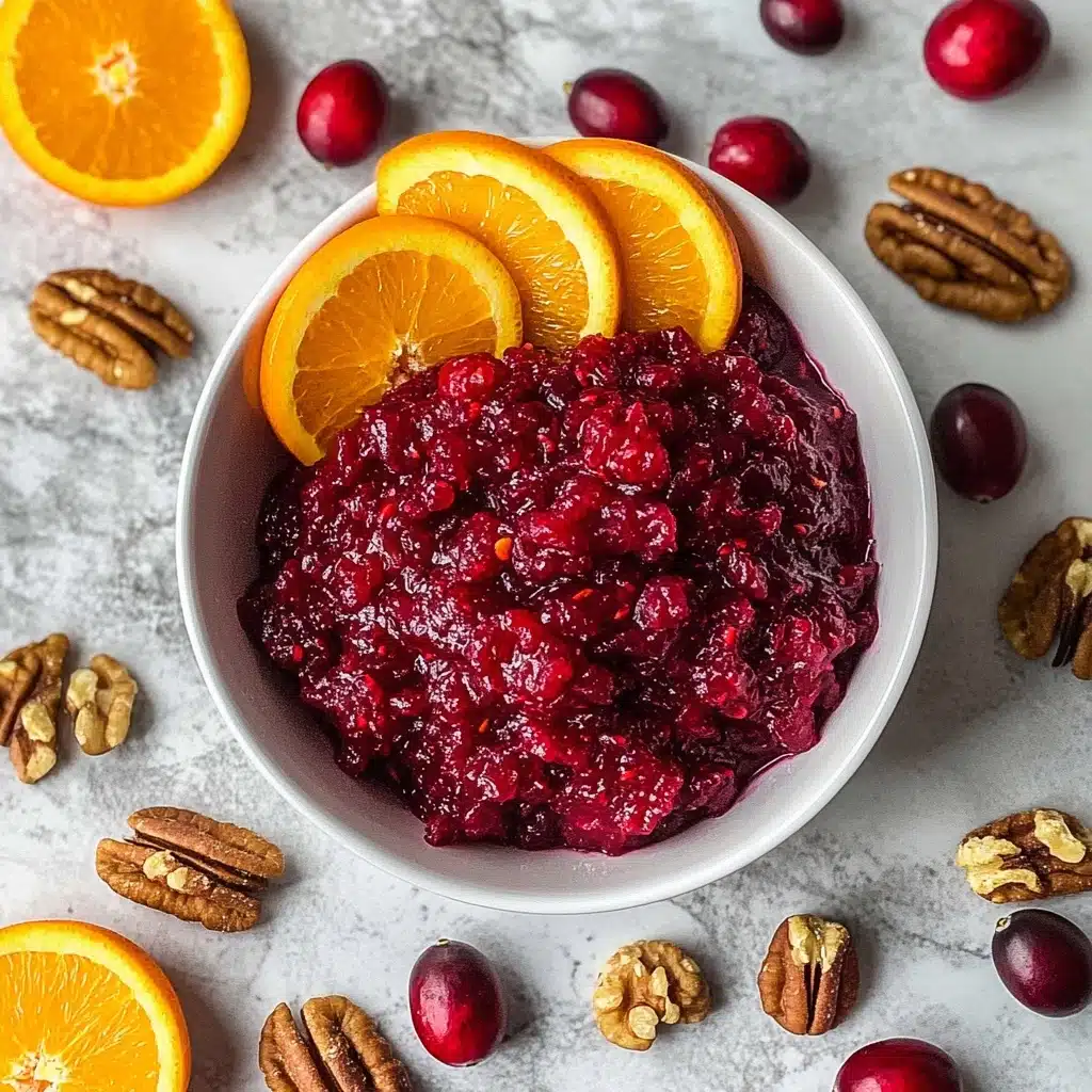 Cherry Cranberry Relish with Jello Recipe - Recipe Image