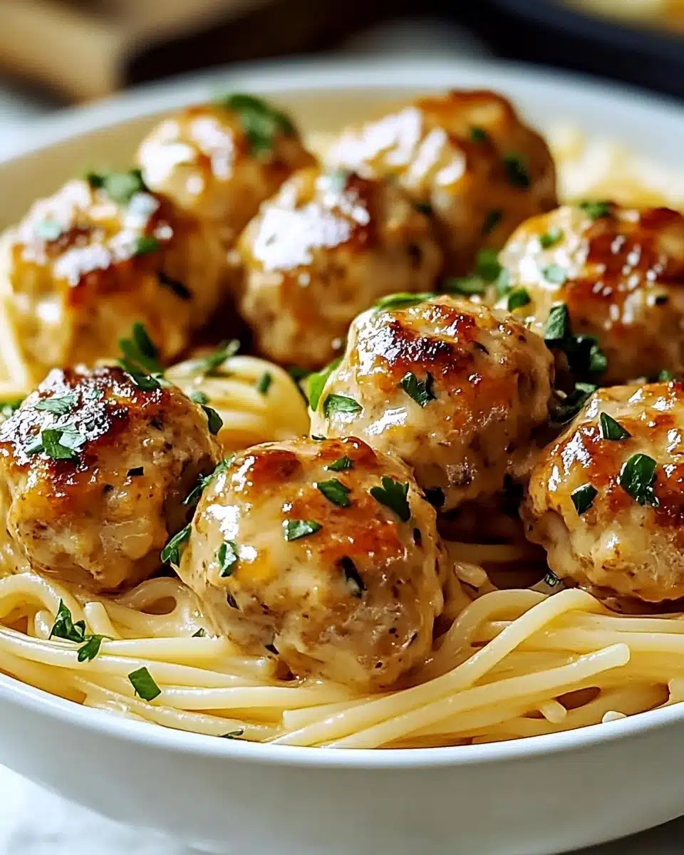 Garlic Butter Chicken Bites with Creamy Parmesan Pasta Recipe