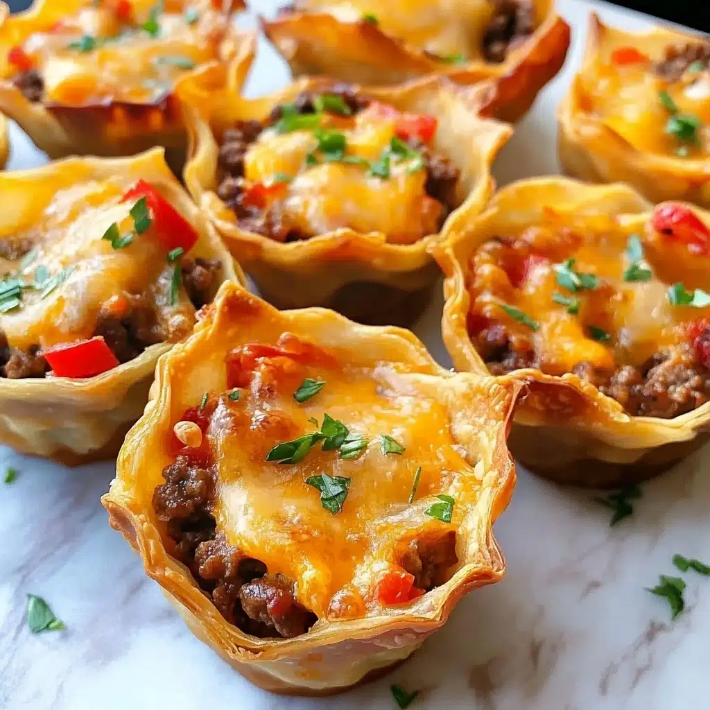 Crunchy Taco Cups Recipe - Recipe Image