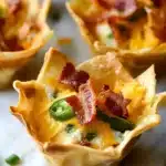 Jalapeno Popper Wonton Cups Recipe