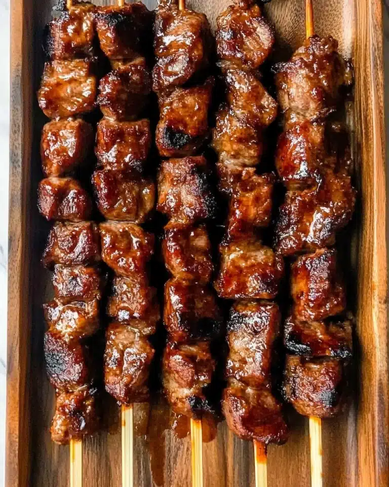 Grilled Thai Coconut Chicken Skewers Recipe