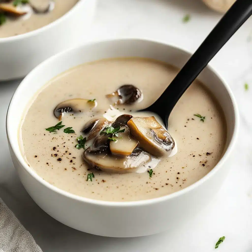 Creamy Mushroom Soup Recipe - Recipe Image