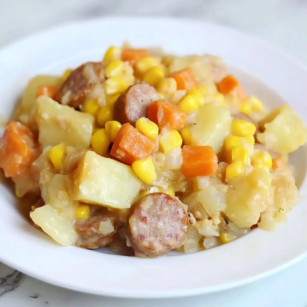 Instant Pot Sausage and Potato Casserole Recipe - Recipe Image