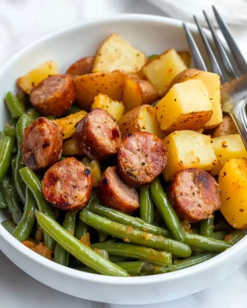 Instant Pot Smoked Sausage and Potatoes with Green Beans Recipe