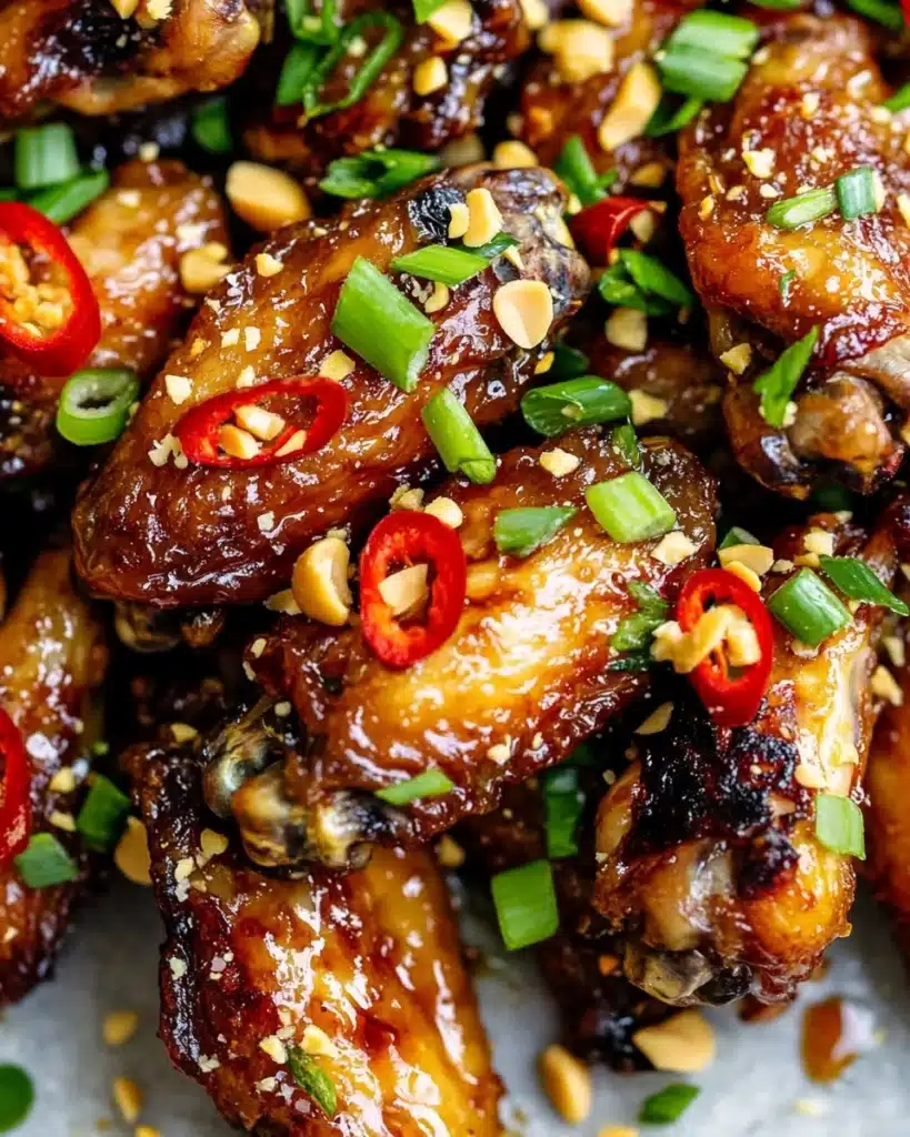 Sticky Lemongrass Chilli Air Fryer Chicken Wings Recipe