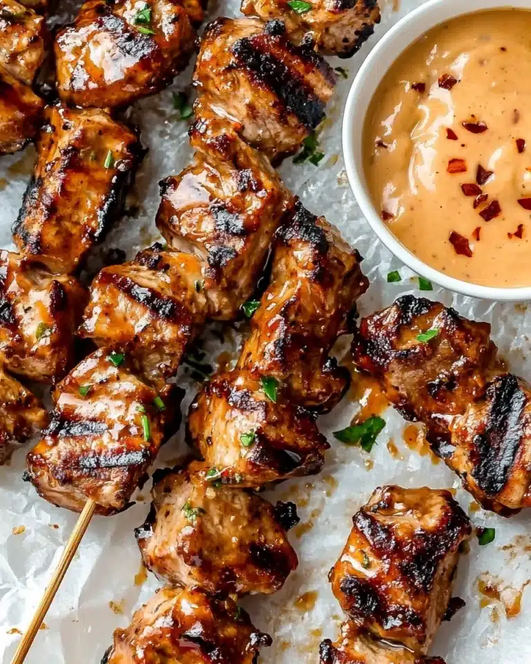 Bang Bang Chicken Skewers Recipe