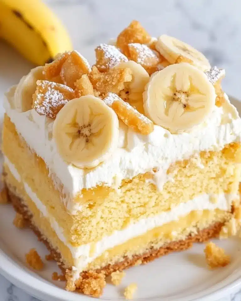 Banana Pudding Poke Cake Recipe