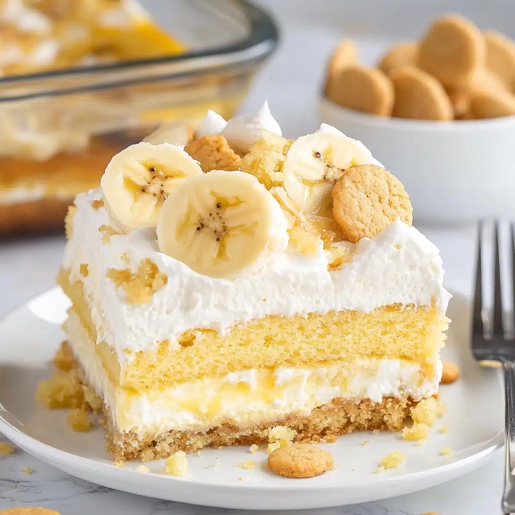 Banana Pudding Poke Cake Recipe - Recipe Image