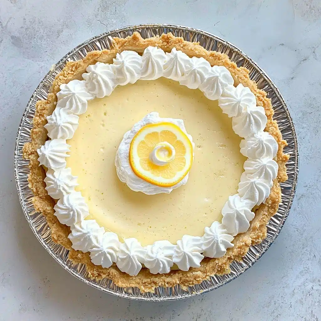 No-Bake Lemon Icebox Pie Recipe - Recipe Image