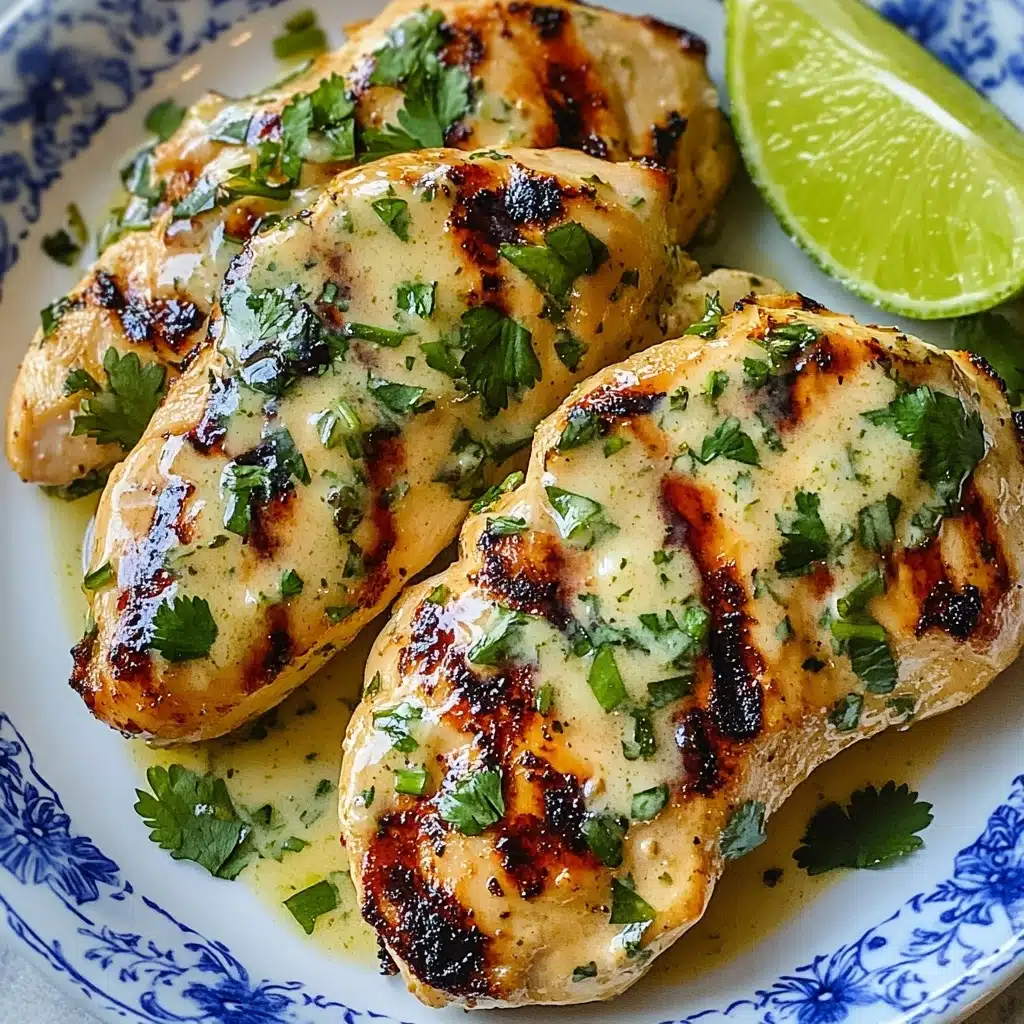 Grilled Salsa Verde Pepper Jack Chicken Recipe - Recipe Image