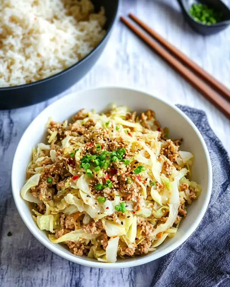 Ground Beef and Cabbage Stir Fry Recipe