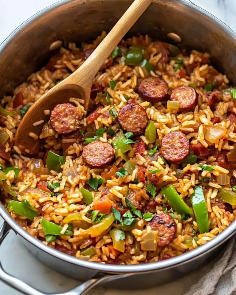Cajun Sausage and Rice Skillet Recipe