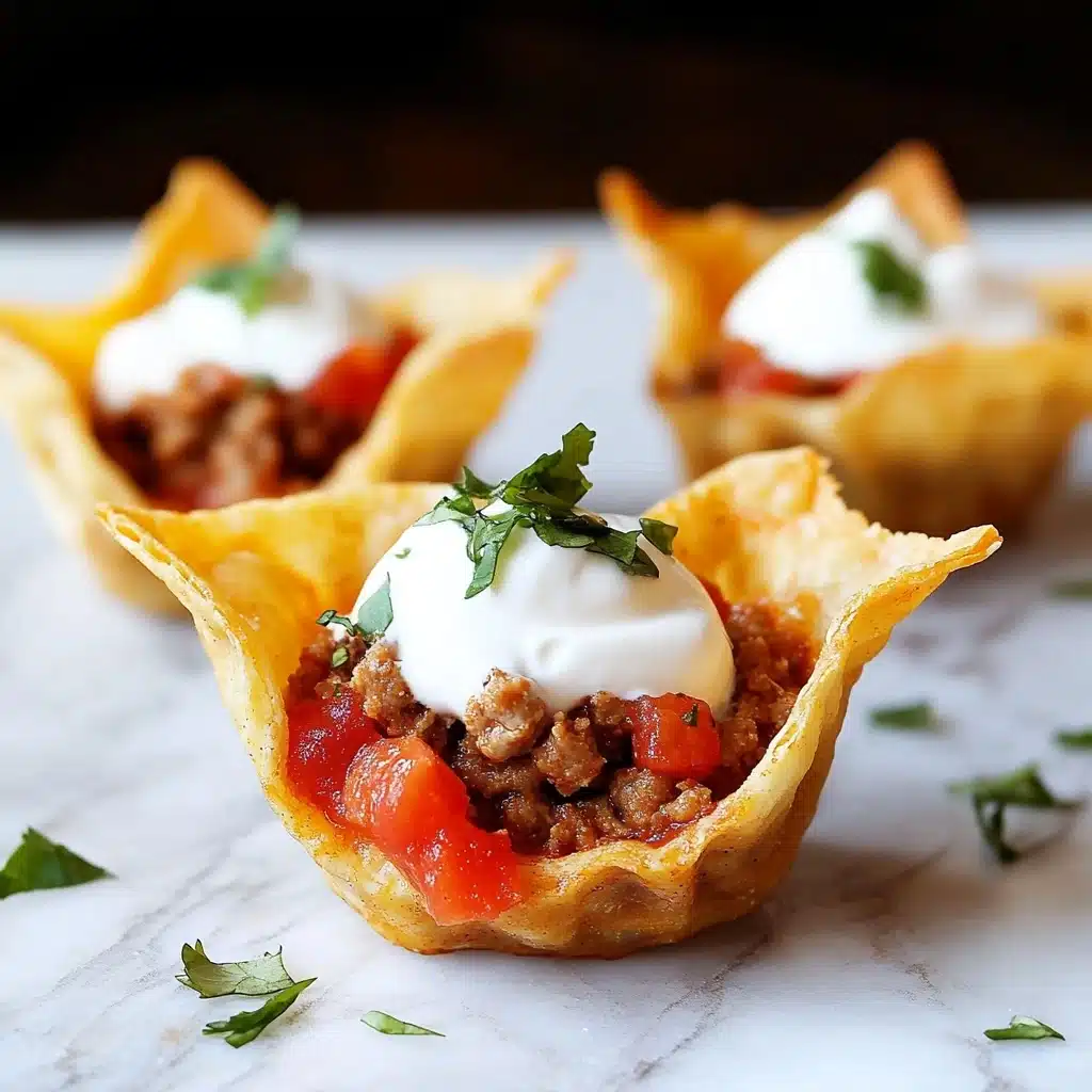 Crunchy Taco Cups Recipe - Recipe Image