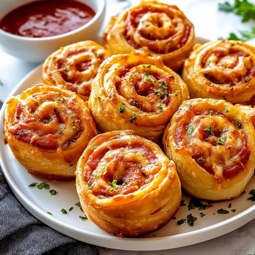 Pepperoni Pizza Pinwheels Recipe - Recipe Image