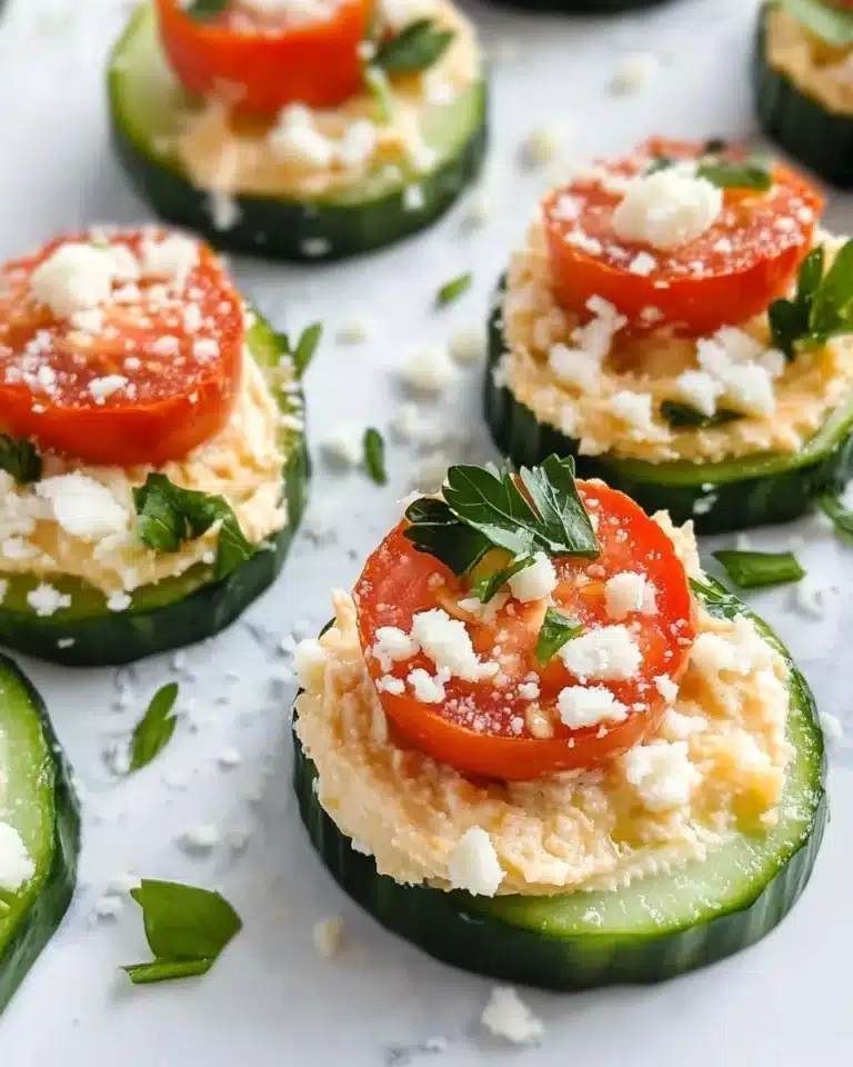 Mediterranean Cucumber Bites Recipe