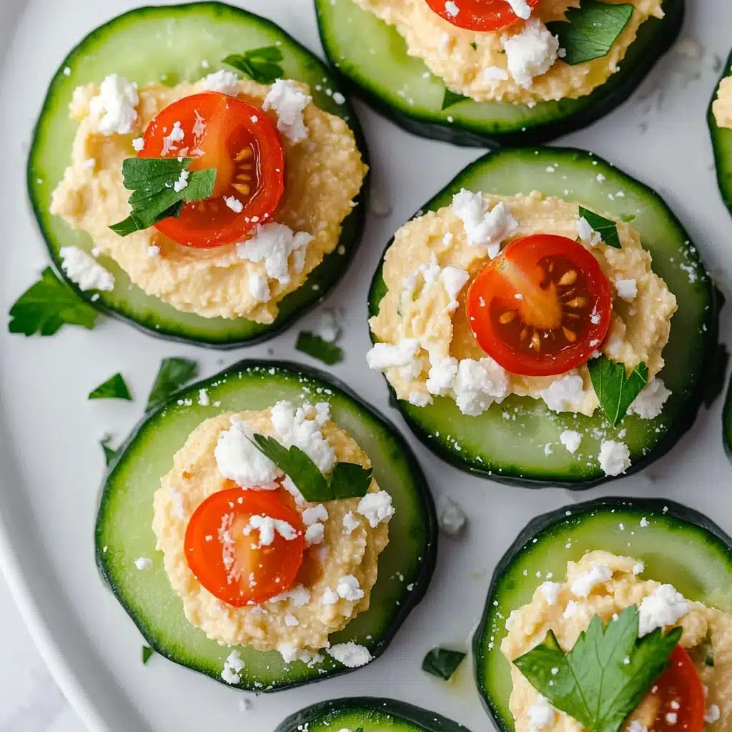 Mediterranean Cucumber Bites Recipe - Recipe Image