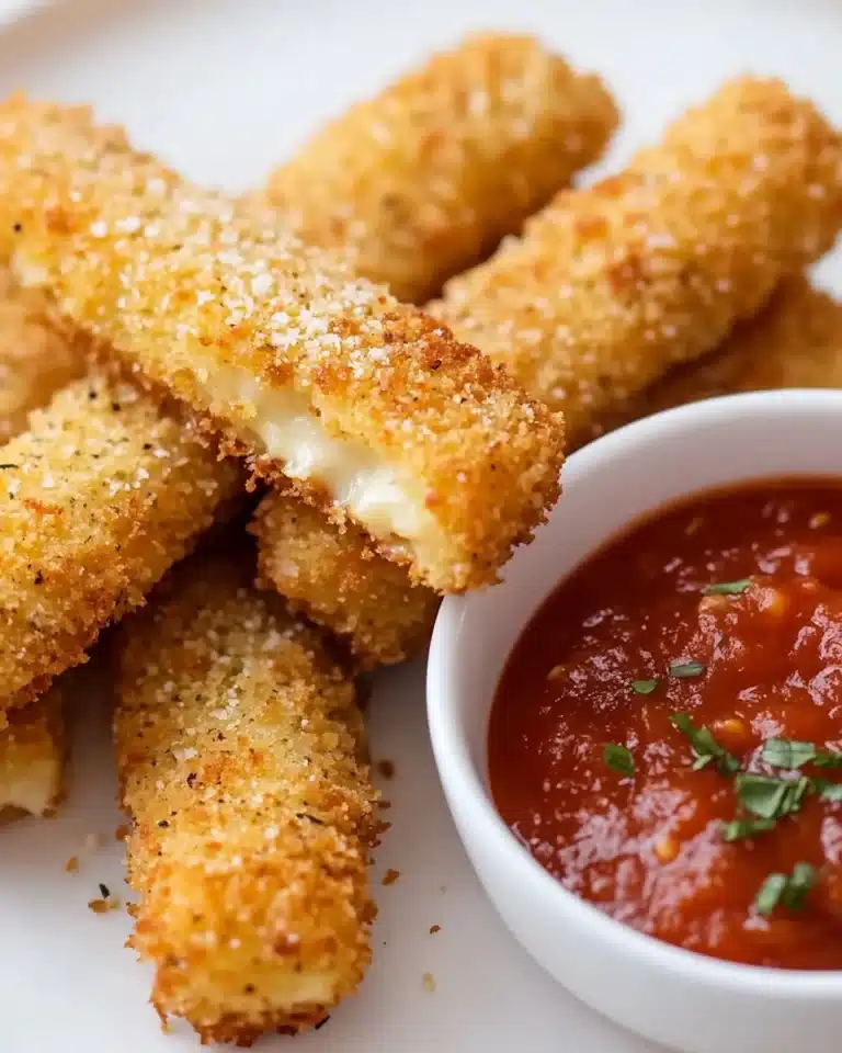 Air Fryer Mozzarella Sticks Recipe