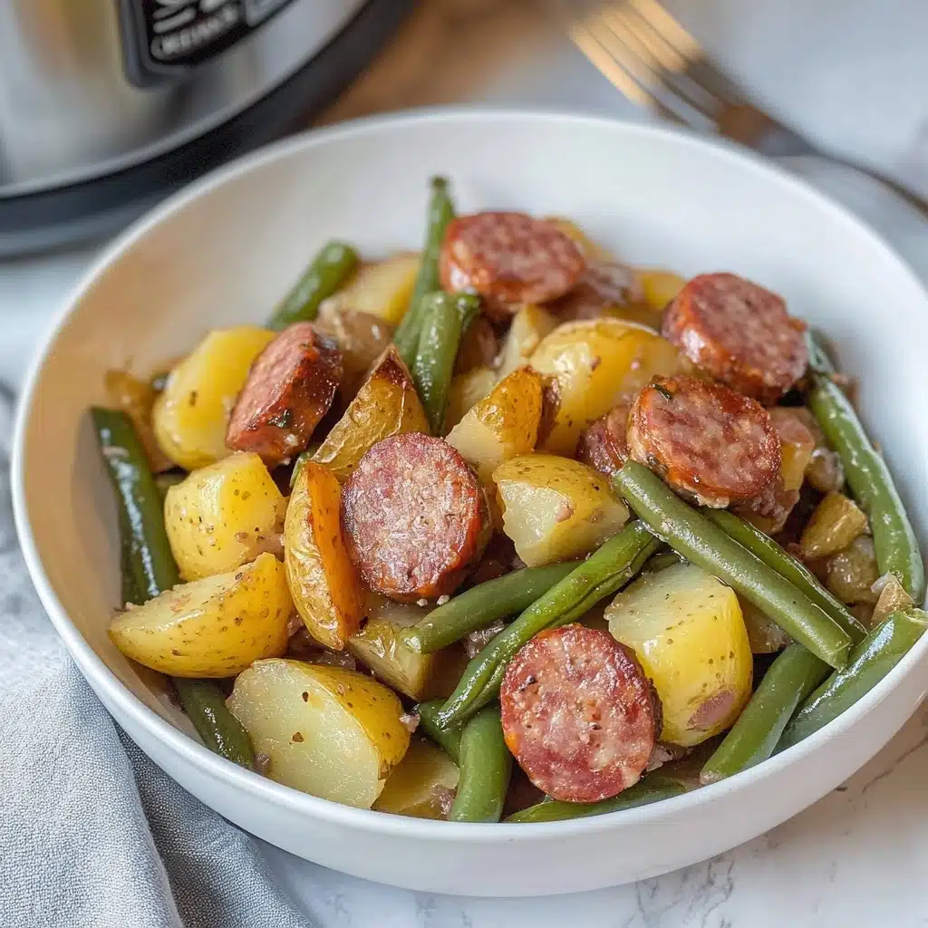 Instant Pot Smoked Sausage and Potatoes with Green Beans Recipe - Recipe Image