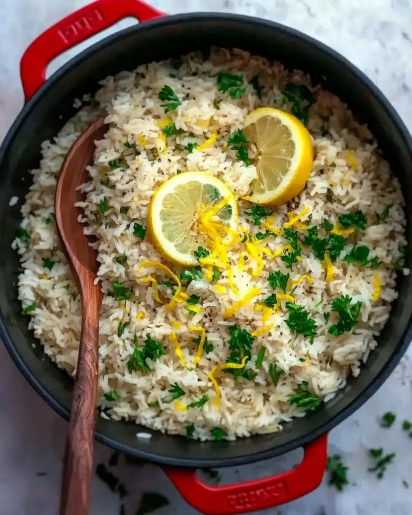Greek Lemon Rice Recipe