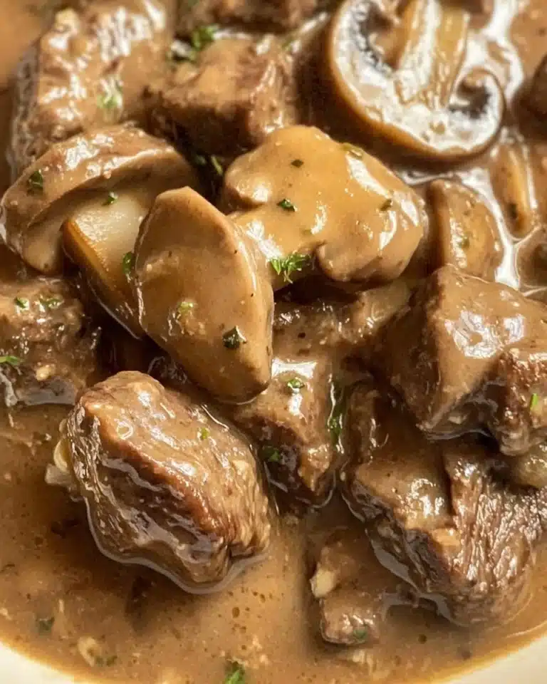 Slow Cooker Beef Stroganoff Recipe