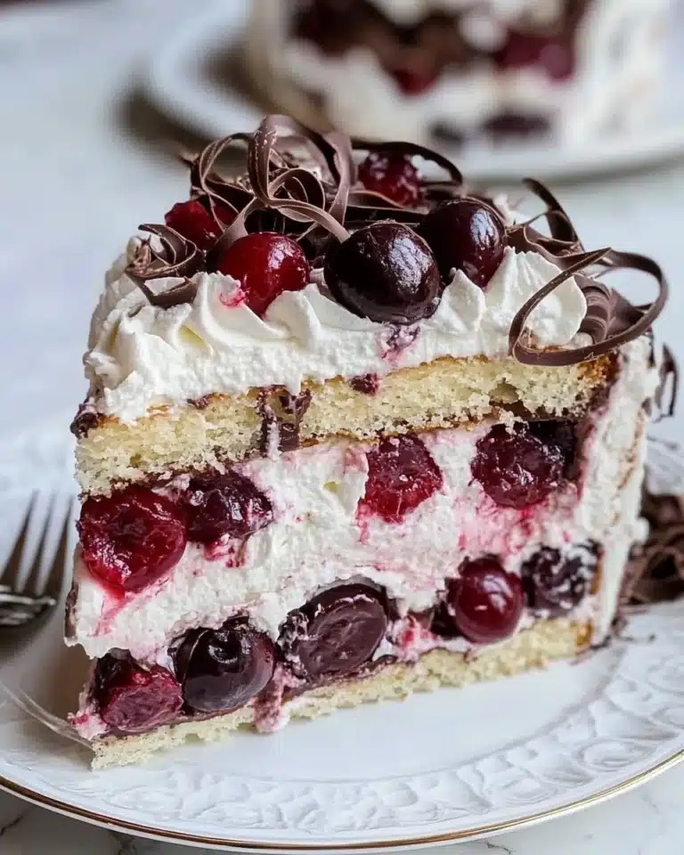 Honeycomb Cherry Cake Recipe