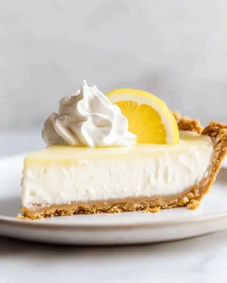 No-Bake Lemon Icebox Pie Recipe