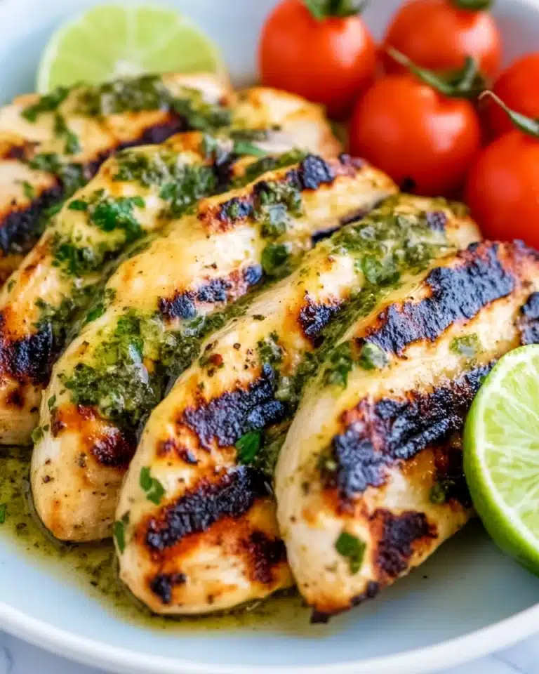Grilled Salsa Verde Pepper Jack Chicken Recipe