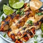 Sweet Chili Chicken Bowl with Coconut Lime Drizzle Recipe