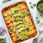 Dreamy Refried Bean Chicken Enchiladas Recipe