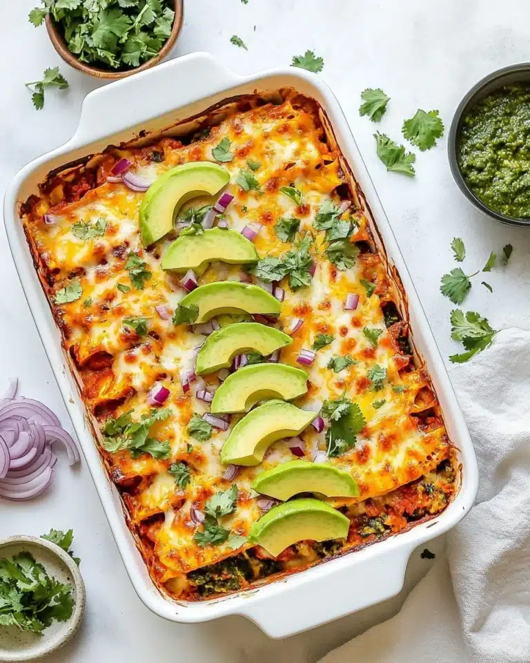 Dreamy Refried Bean Chicken Enchiladas Recipe