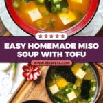 Homemade Miso Soup with Tofu Recipe